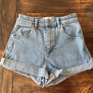 Wrangler High Rise Hourglass Denim Shorts